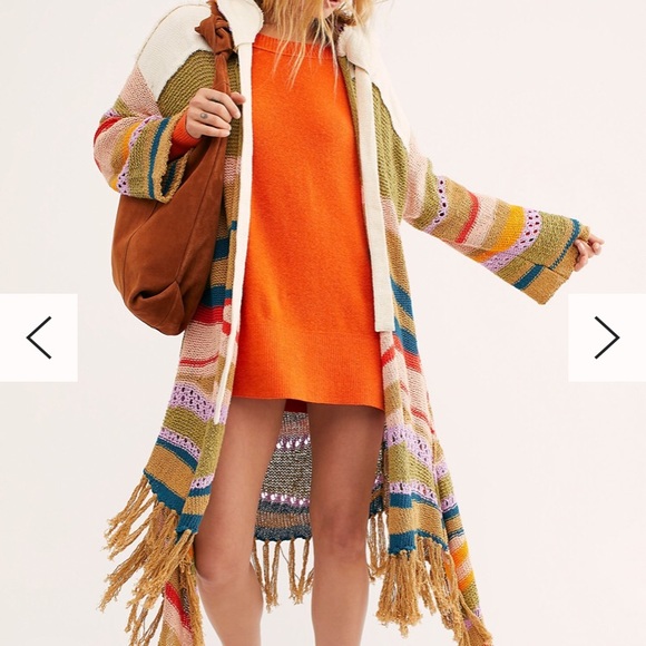 Free People Beach Party Duster Cardigan NWT - Picture 4 of 11
